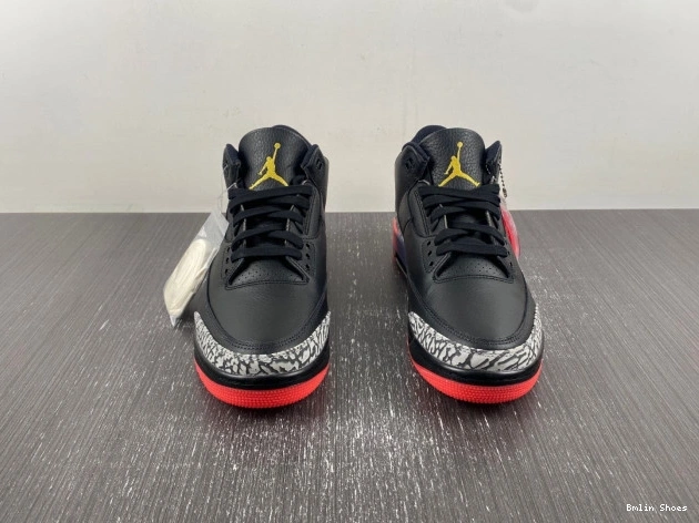 Bmlin Shoes Rio Balvin J 3 FN0344-001 x Jordan Air 0807
